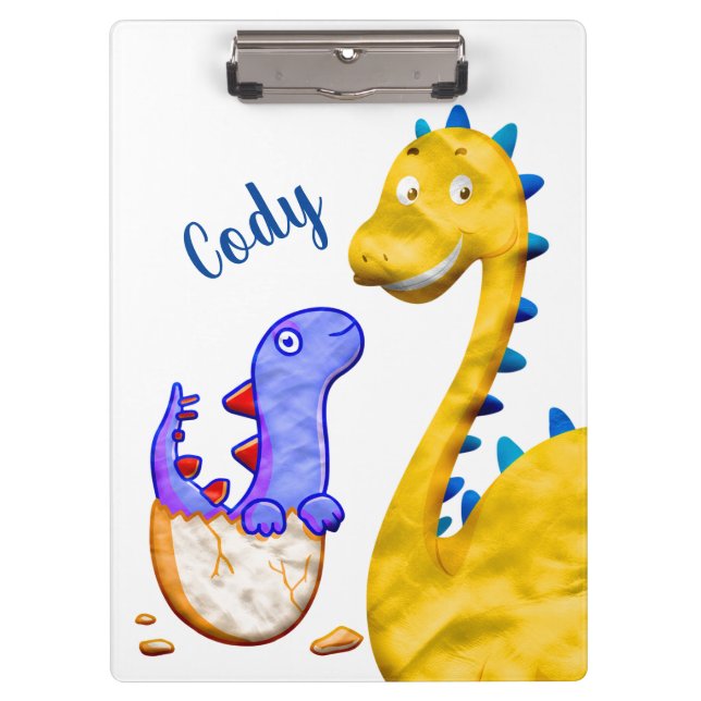 Carpeta De Pinza Dinosaurio (Anverso)