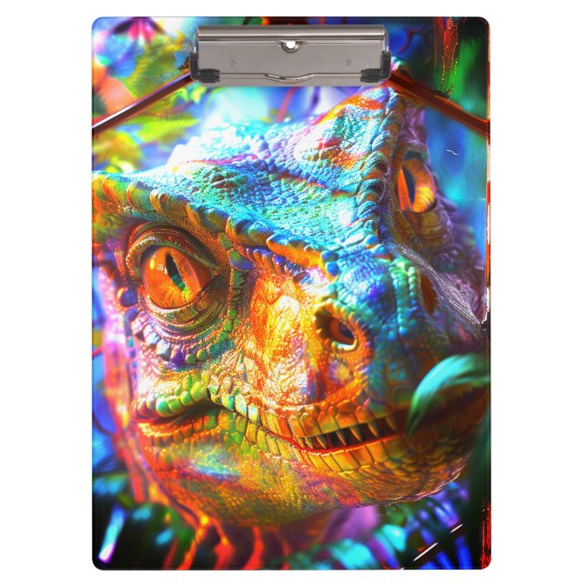 Carpeta De Pinza Dinosaurio (Anverso)