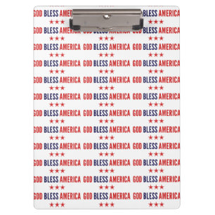 Carpeta De Pinza Dios bendiga a Estados Unidos