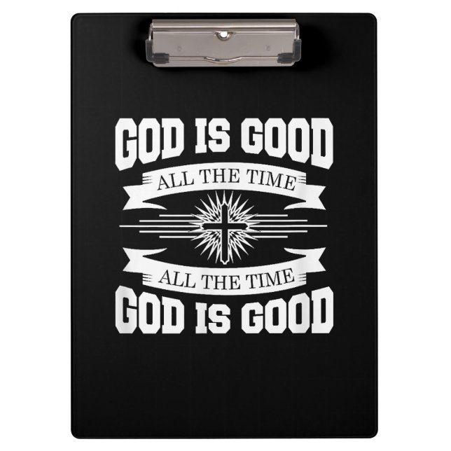 Carpeta De Pinza Dios es bueno todo el tiempo - cristiano (Anverso)