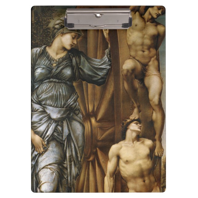 Carpeta De Pinza Diosa girando la rueda de la fortuna (Burne-Jones) (Anverso)