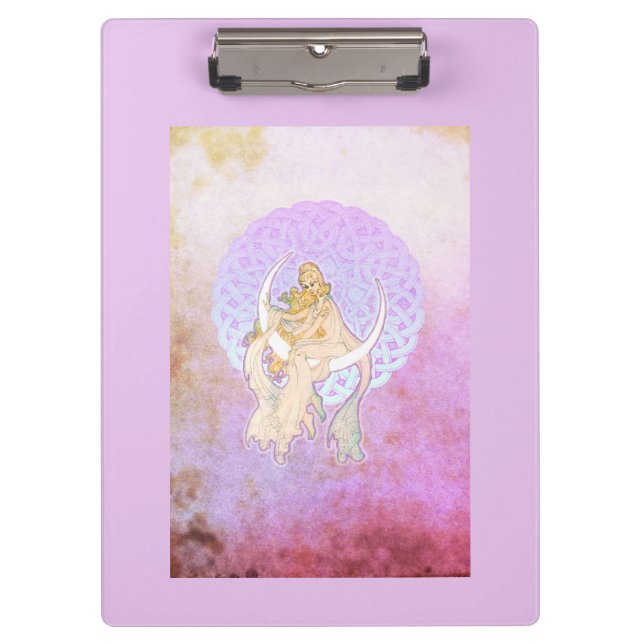Carpeta De Pinza Diosa lunar de Samhain (Anverso)