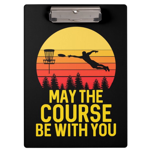 Carpeta De Pinza Disc Golf With You (Anverso)