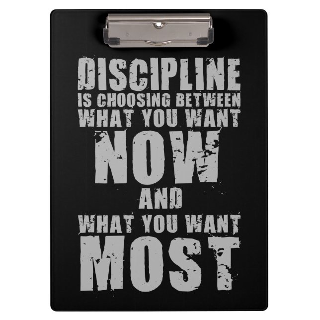 Carpeta De Pinza DISCIPLINA - Palabras motivacionales (Anverso)