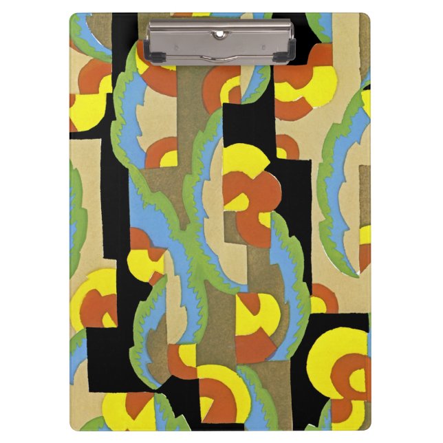 Carpeta De Pinza Diseño Art Deco #9 @ Emporio Moffa (Anverso)