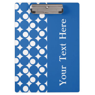 Carpeta De Pinza Diseño azul de la bola de la MOD del dril de