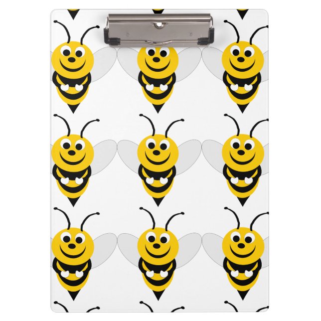 Carpeta De Pinza Diseño de abejas (Anverso)