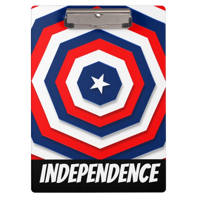 Carpeta De Pinza Diseño de bandera de Estados Unidos (Anverso)