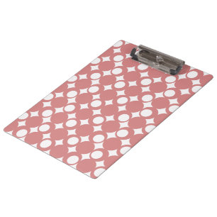 Carpeta De Pinza Diseño de bolas de mod rosadas en Emporio Moffa