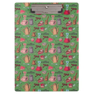 Carpeta De Pinza Diseño de cafés y pasteles cútricos