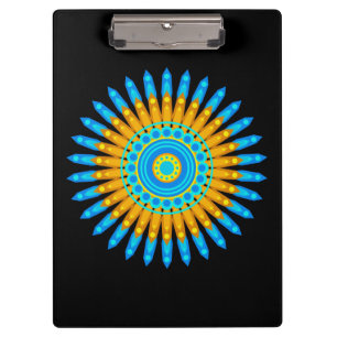 Carpeta De Pinza Diseño de círculo de arte de mandala geométrico 48