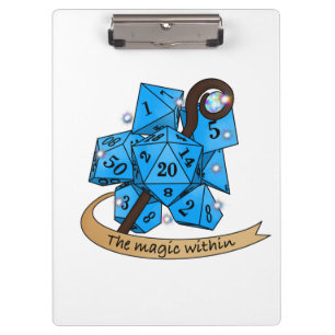 Carpeta De Pinza Diseño de dados de hechiceros