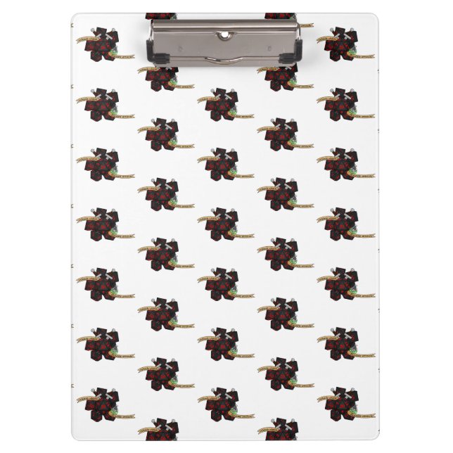 Carpeta De Pinza Diseño de dados de moda (Anverso)