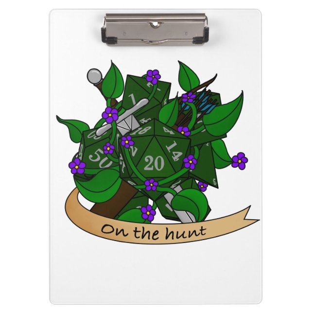 Carpeta De Pinza Diseño de dados de Ranger (Anverso)
