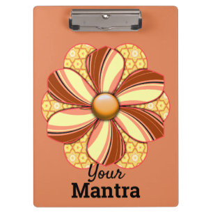 Carpeta De Pinza Diseño de flores de Bonito personalizar