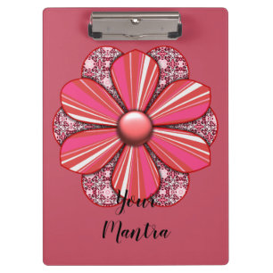Carpeta De Pinza Diseño de flores de Bonito personalizar