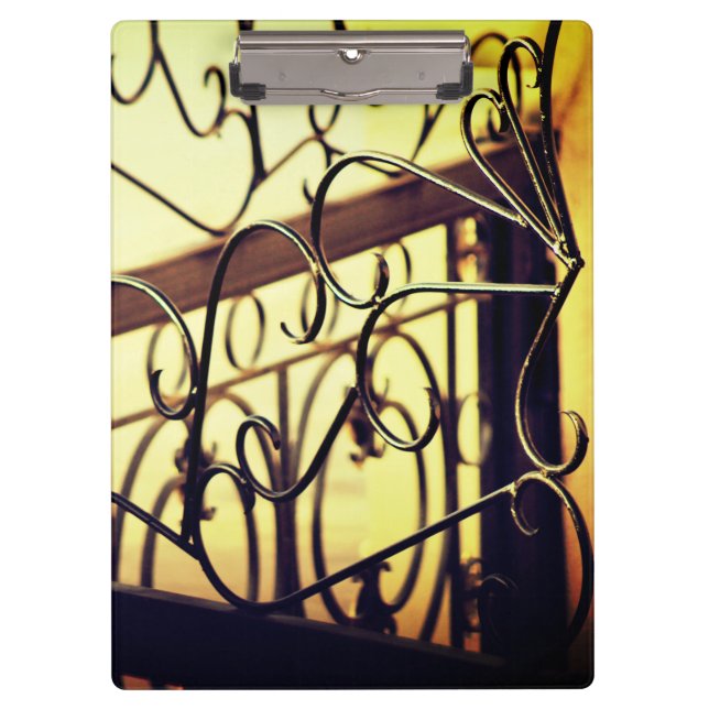 Carpeta De Pinza Diseño de la Puerta de Hierro (Anverso)