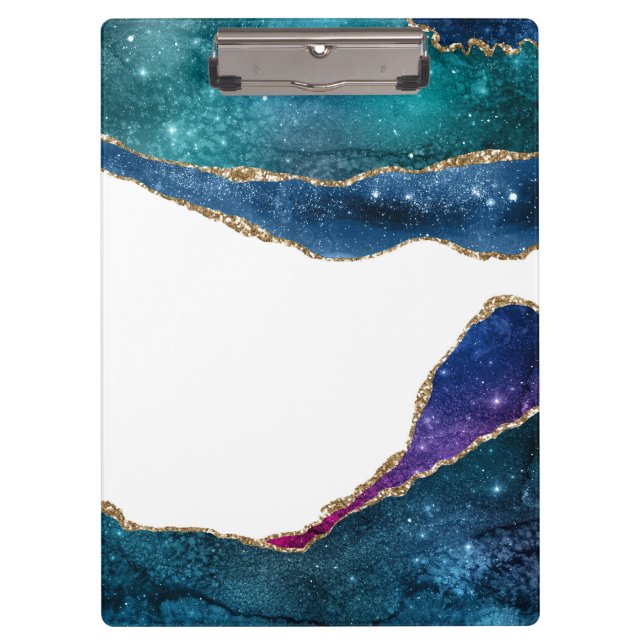 Carpeta De Pinza Diseño de la serie Galaxy Agate 3 (Anverso)