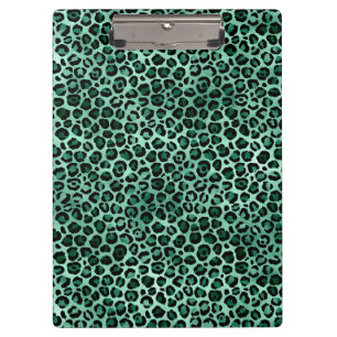 Carpeta De Pinza Diseño de la serie Safari de Esmeralda y Oro 9