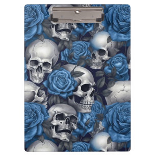 Carpeta De Pinza Diseño de la serie Skull y Rosas 12