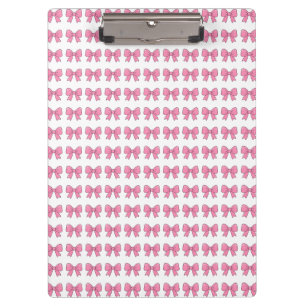 Carpeta De Pinza Diseño de lazo rosa lindo – Lazo Kawaii femenino