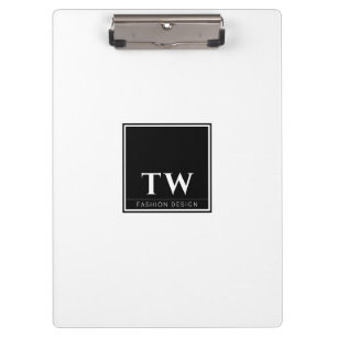 Carpeta De Pinza Diseño de moda Blanco