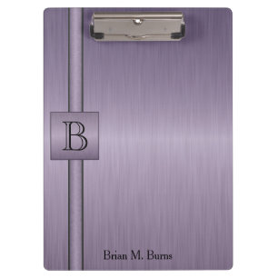 Carpeta De Pinza Diseño de monograma ejecutivo - Ametisto