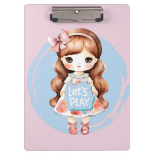 Carpeta De Pinza Diseño de muñecas - Tema "Juguemos"
