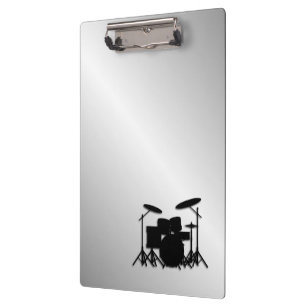 Carpeta De Pinza Diseño de música de juego de tambores