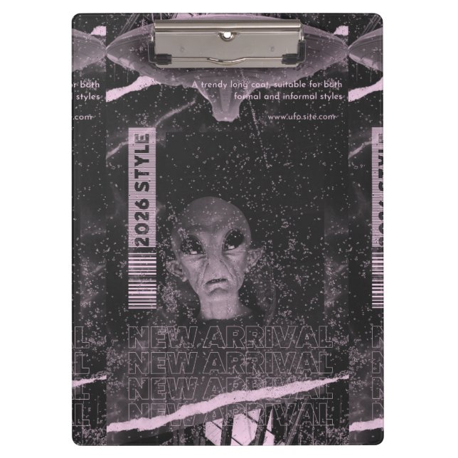 Carpeta De Pinza Diseño de OVNI (Anverso)