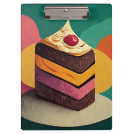 Carpeta De Pinza Diseño de pasteles coloridos