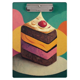 Carpeta De Pinza Diseño de pasteles coloridos