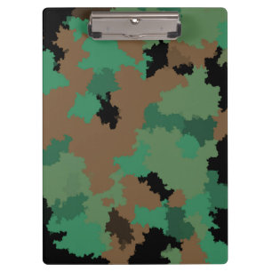 Carpeta De Pinza Diseño de patrón de camuflaje de jungla del ejérci