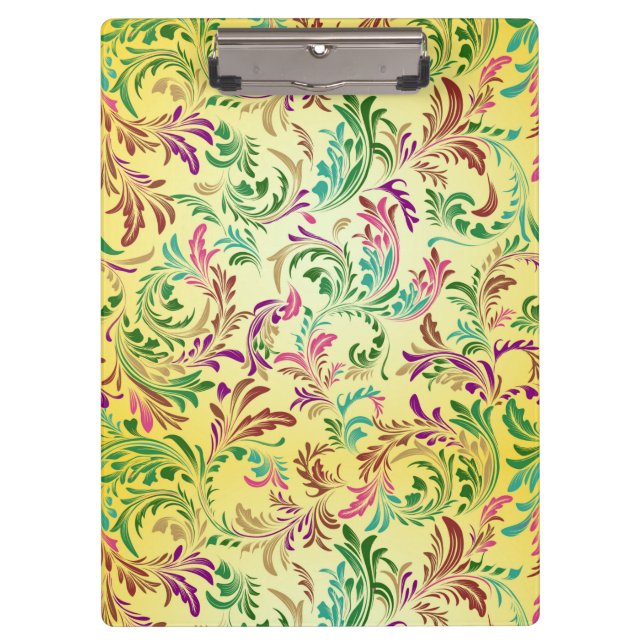 Carpeta De Pinza Diseño de patrón de ramas-78466 (Anverso)
