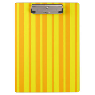 Carpeta De Pinza Diseño de Patrón de Rayas Elegantes Amarillas