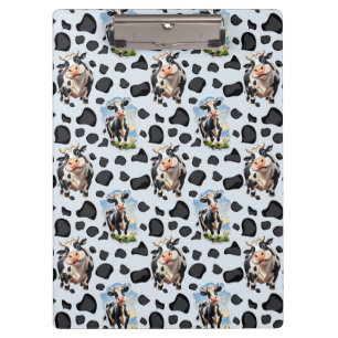 Carpeta De Pinza Diseño de patrones de animales de vaca