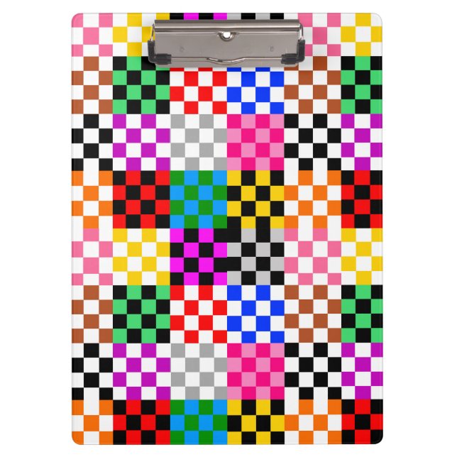 Carpeta De Pinza Diseño de patrones de comprobación de parches mult (Anverso)