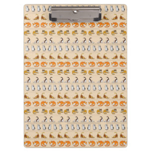 Carpeta De Pinza diseño de patrones de gatos lindos para los amante