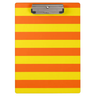 Carpeta De Pinza Diseño de rayas amarillas naranjas