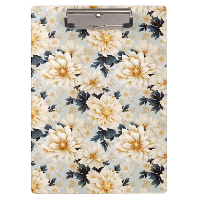 Carpeta De Pinza Diseño de serie floral Boda 2 (Anverso)