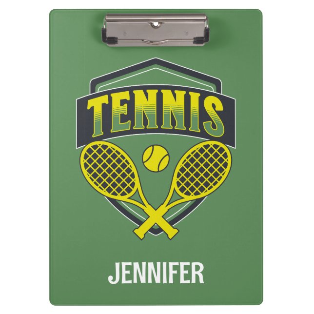 Carpeta De Pinza Diseño de tenis para los amantes del tenis (Anverso)