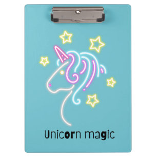Carpeta De Pinza Diseño de unicornio cutáneo