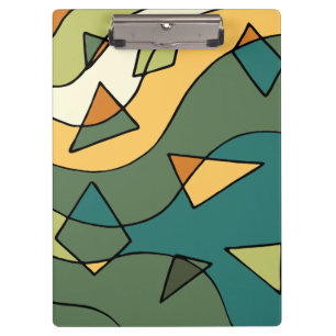 Carpeta De Pinza Diseño de vintage abstracto dibujado a mano