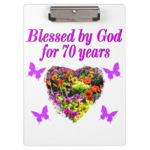 Carpeta De Pinza DISEÑO DEL CUMPLEAÑOS 70 DE LA FLORAL DE LA bonito