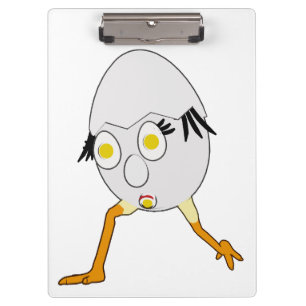 Carpeta De Pinza Diseño divertido del personaje de huevo RG y RA