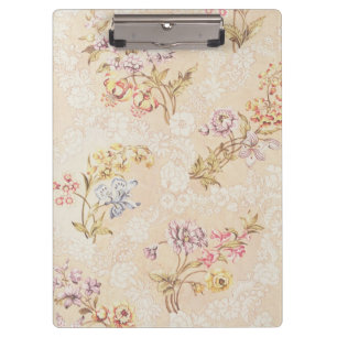 Carpeta De Pinza Diseño floral con los peonies, los lirios y los