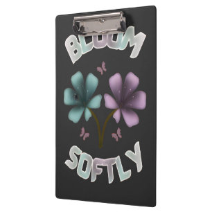 Carpeta De Pinza Diseño floral de primavera Bloom Softly Pastel Cot