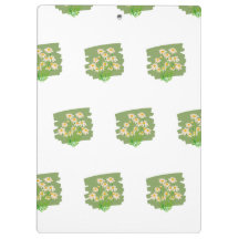 Diseño Floral Rústico sobre Fondo Verde