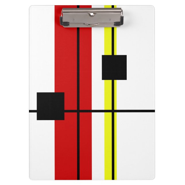 Carpeta De Pinza Diseño geométrico (Anverso)