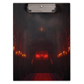 Carpeta De Pinza Diseño gótico de Halloween Real Oscuro